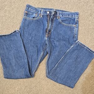 Levi's Dark Blue Denim 505 Jeans